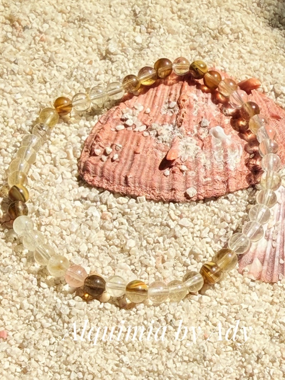 Simple and dainty Beaded Stretch Bracelet + LAGUNA AGATE